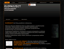 Tablet Screenshot of eleproject.pl
